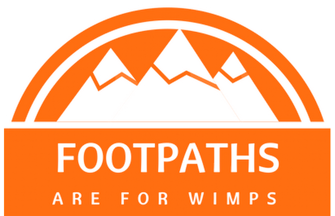 Footpaths are for Wimps Logo Design