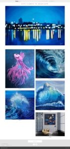 Asmaar Gallery Page City Lights to Seascape Asmaa Art