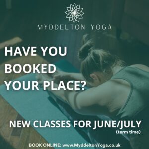 Social Media graphic for Myddelton Yoga