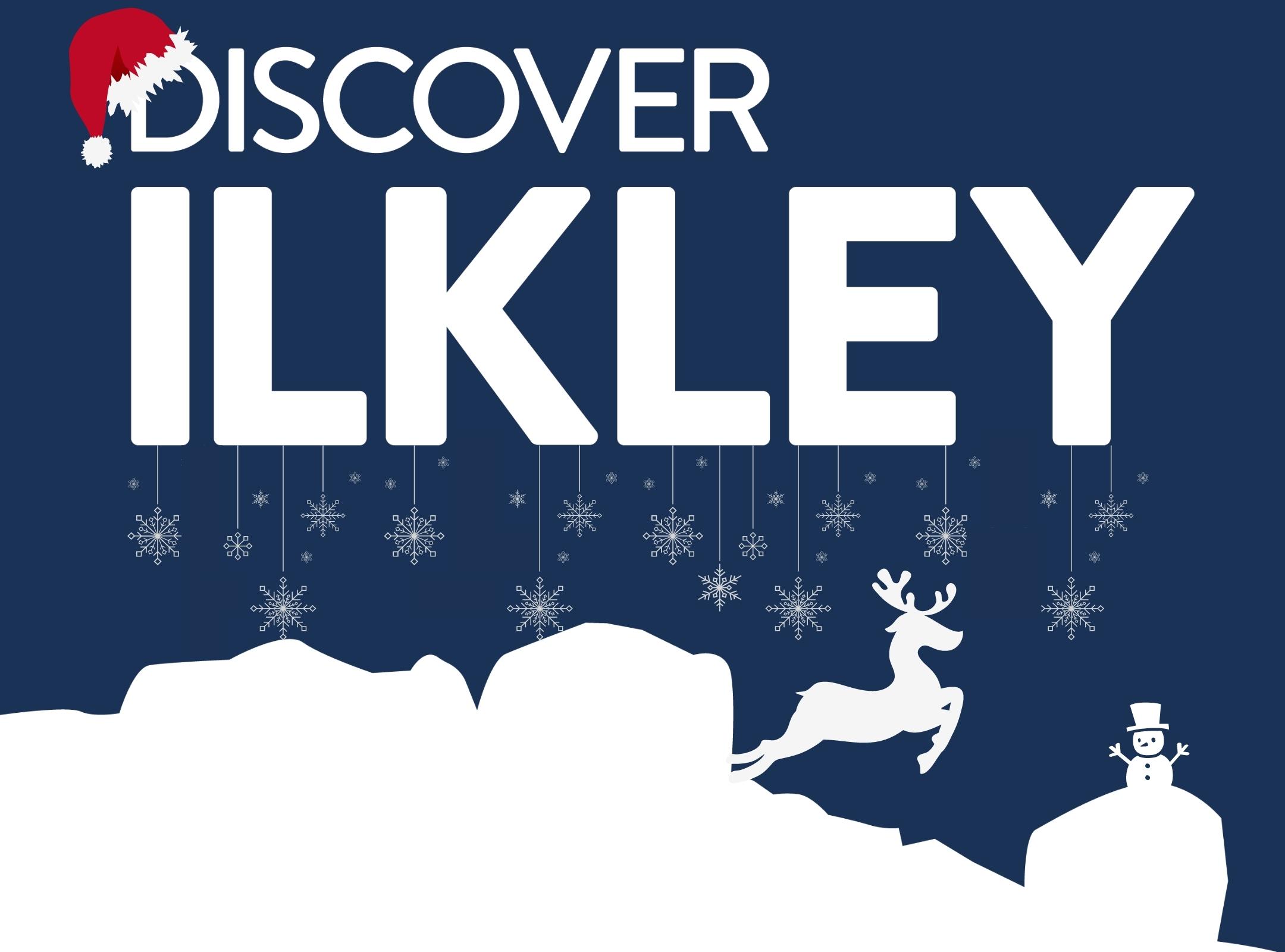 Discover Ilkley Christmas 2022 logo desgin